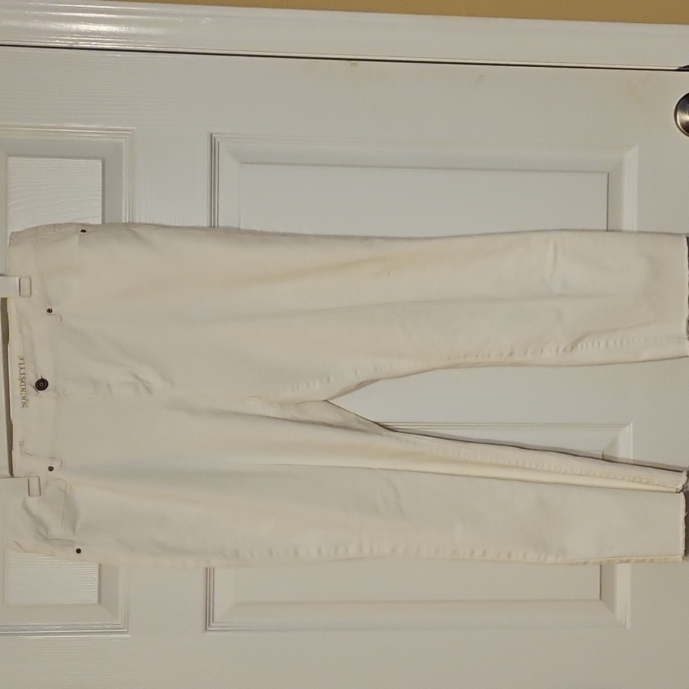 White Soundstyle Denim Slim Fit Jeans